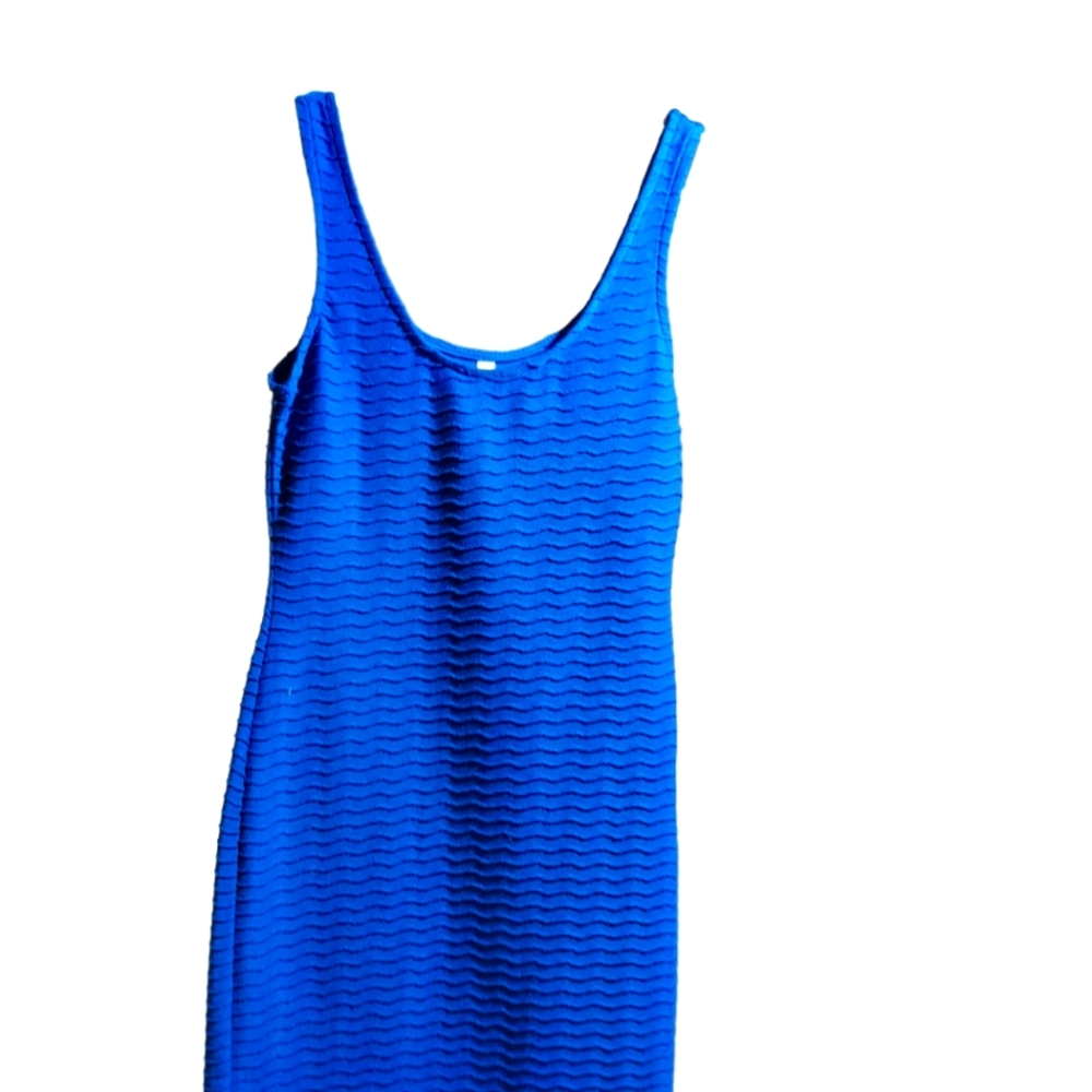 Blue mini dress bodycon